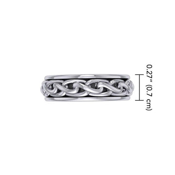 Celtic Knotwork Spinner Ring TR1693 - Jewelry
